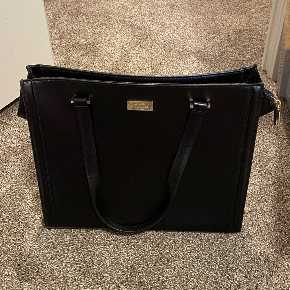 Kate Spade Black Leather Tote